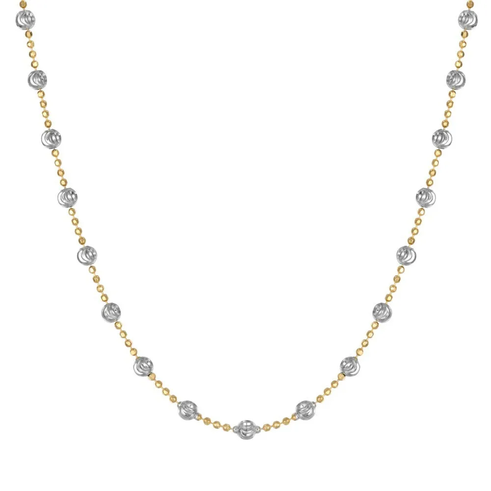 925 silver moon tooth beads clavicle chain necklace for women electroplated gold white gold finish