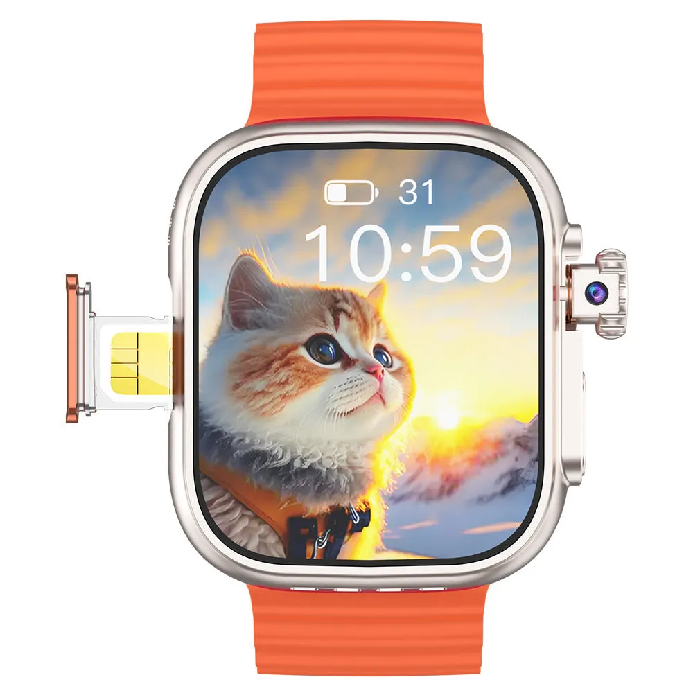 Electronic youth smart watch with step counter and waterproof design, available in black, gold, pink, silver white