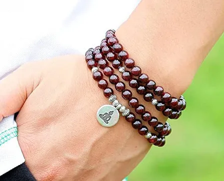 Handmade alloy volcano white turquoise natural stone bracelet with obsidian, lava, and tiger eye beads