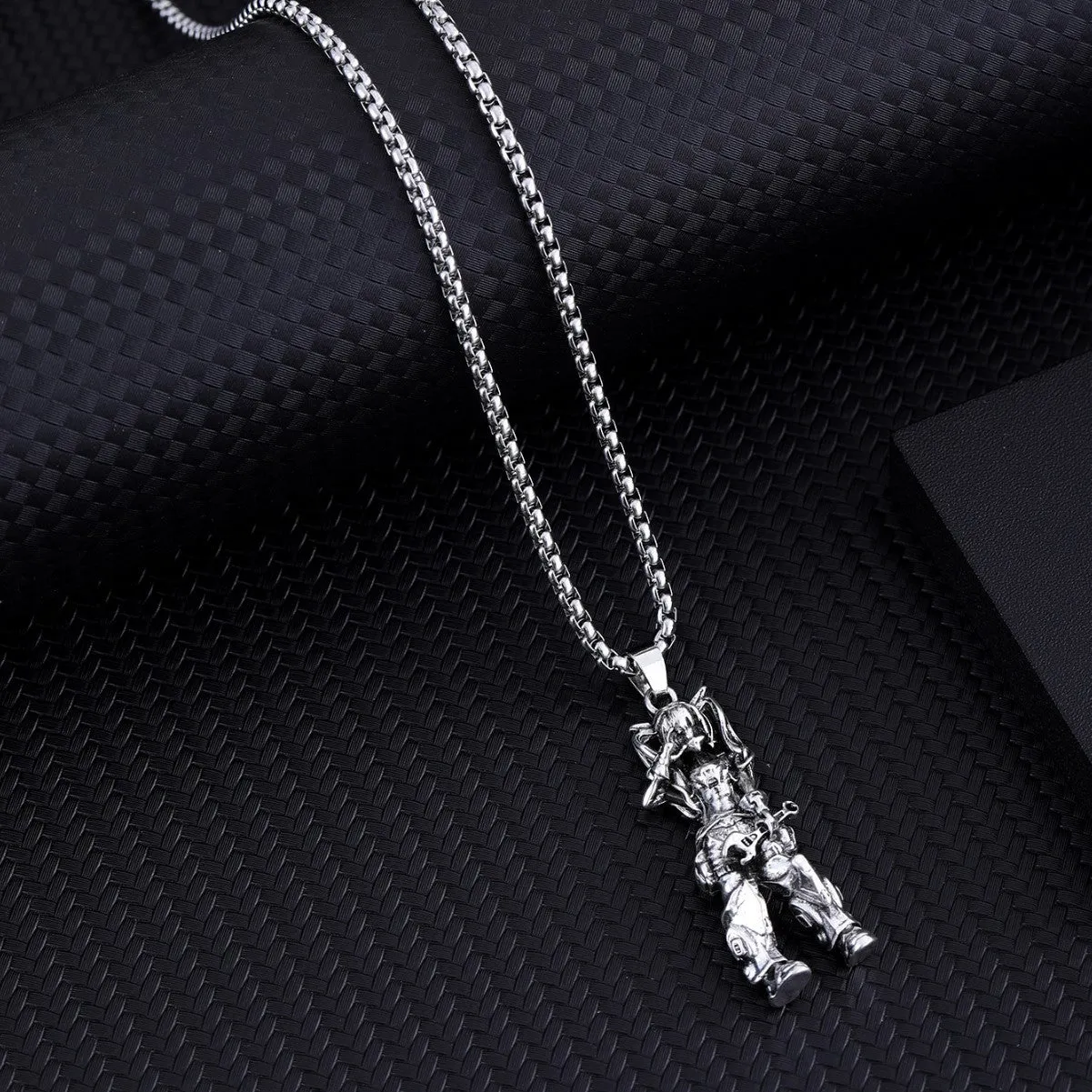 Men's trendy pendant necklace metal alloy chain jewellery casual wear