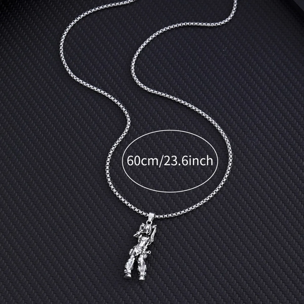 Men's trendy pendant necklace metal alloy chain jewellery casual wear