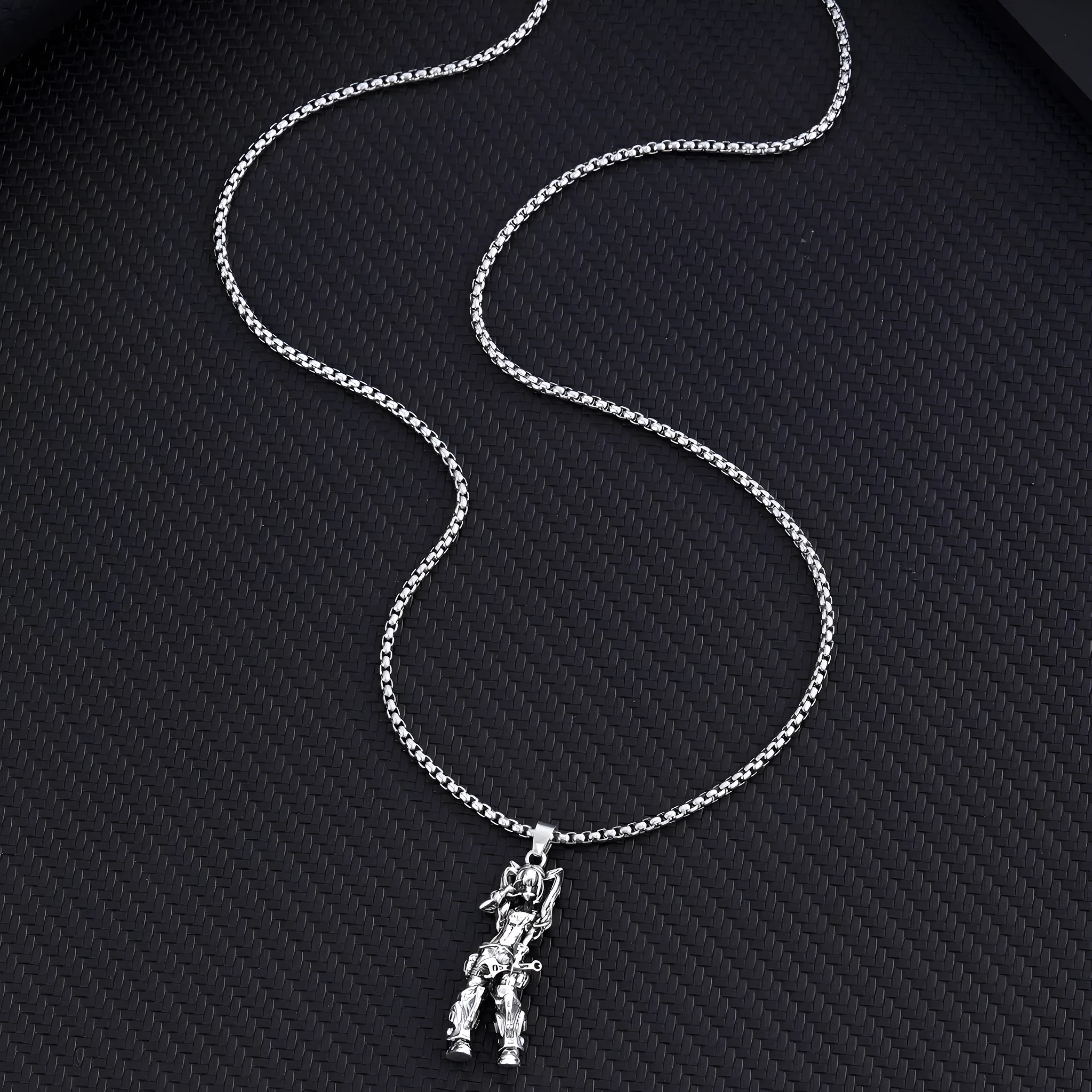 Men's trendy pendant necklace metal alloy chain jewellery casual wear