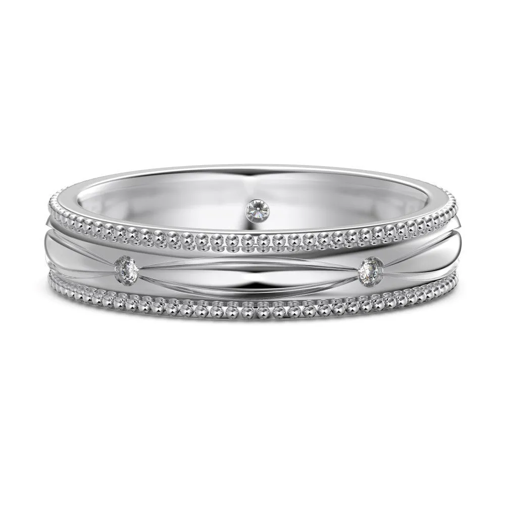 S925 sterling silver couple ring geometric design light luxury style unisex sizes No 5 to No 12