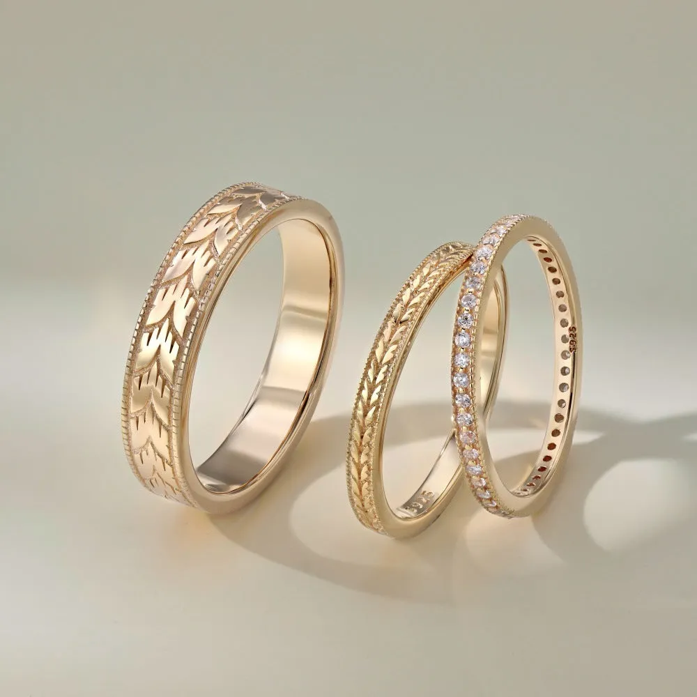 Sterling silver ring with electroplated platinum finish, geometry shape, round element, unisex size option.
