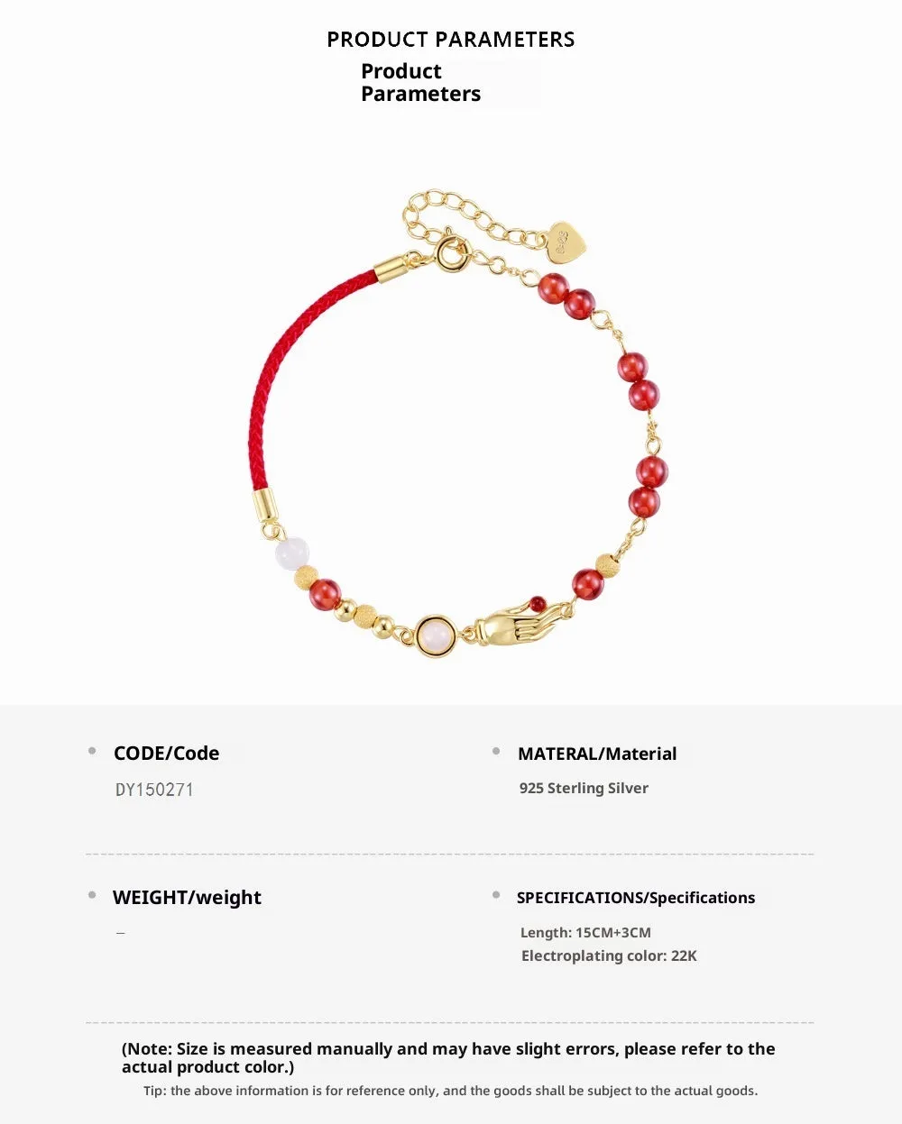 Chalcedony Design 925 silver electroplated gold round link women's bracelet on white background