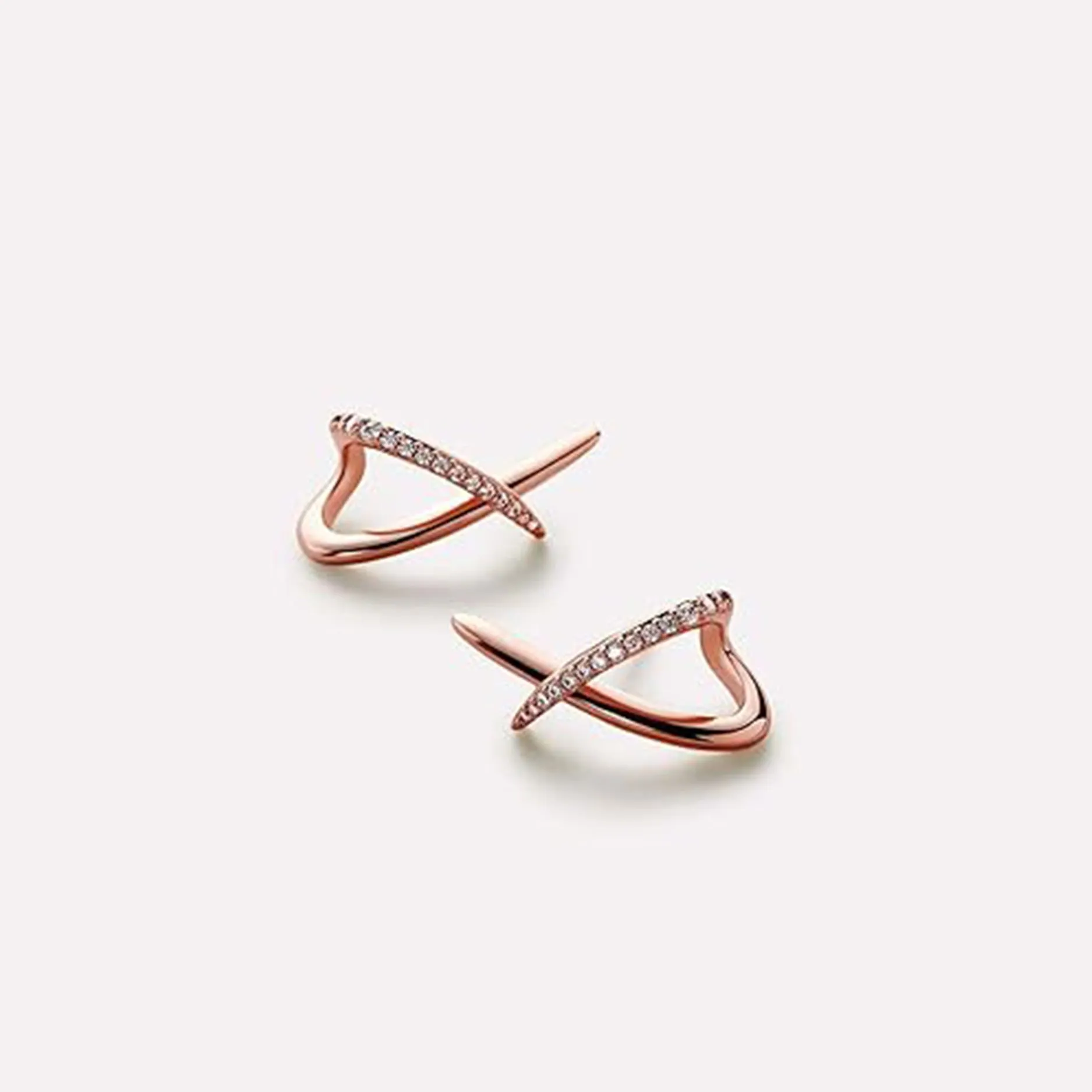 Electroplating 14K gold clip-on earrings, geometric shape, fashion OL style, zinc alloy, three colour pairs