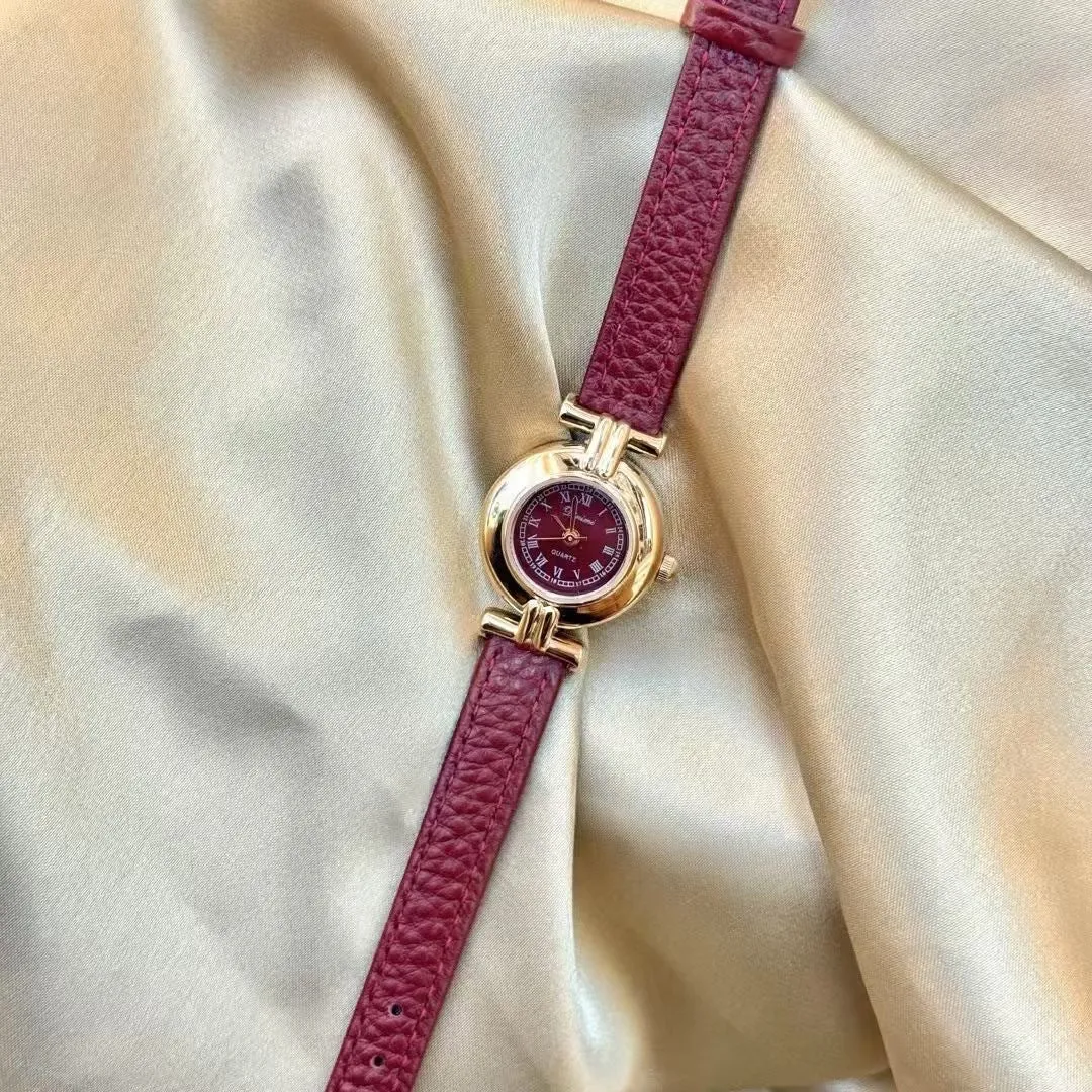 Alloy Chinese style women's wristwatch with 8mm thick case, showing choice of dial designs like octagonal or diamond.