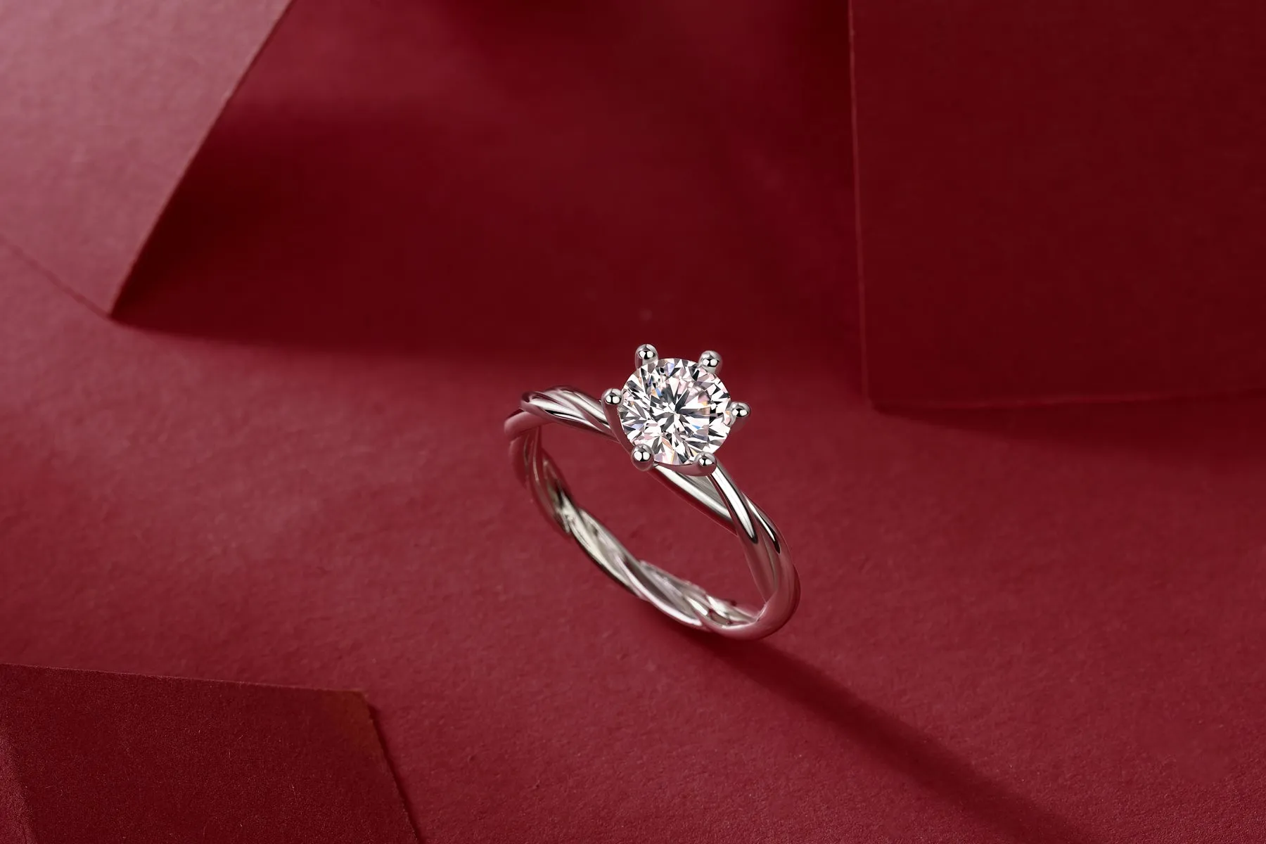 1 carat moissanite men's wedding ring with thorns vine design, S925 silver platinum plated, gift box, sizes 5-9