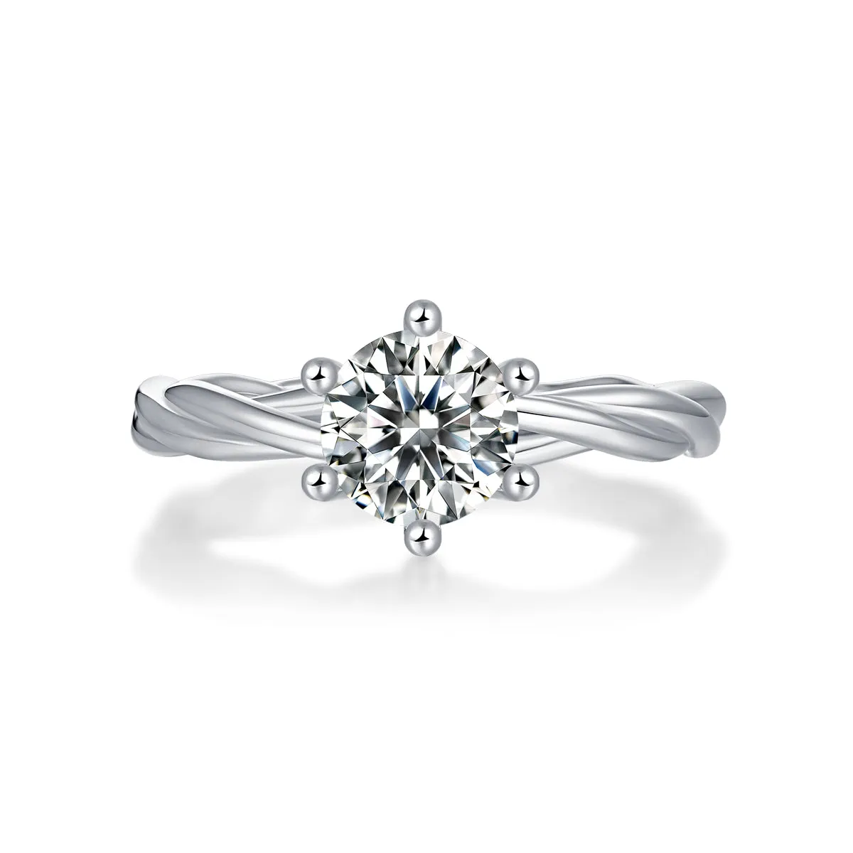 1 carat moissanite men's wedding ring with thorns vine design, S925 silver platinum plated, gift box, sizes 5-9