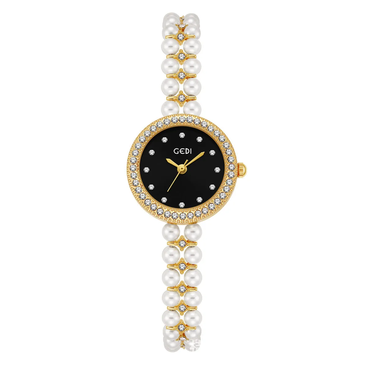 Women's slim alloy quartz bracelet watch silver case blue dial 8mm thickness business style