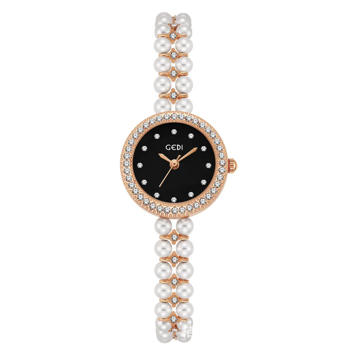 Women's slim alloy quartz bracelet watch silver case blue dial 8mm thickness business style