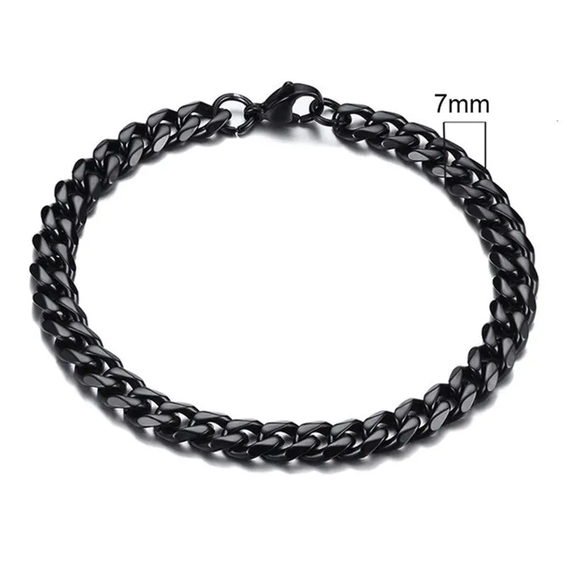 Men's golden Cuban chain necklace 22cm geometric links electroplated metal gold colour