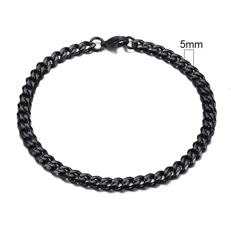 Men's golden Cuban chain necklace 22cm geometric links electroplated metal gold colour