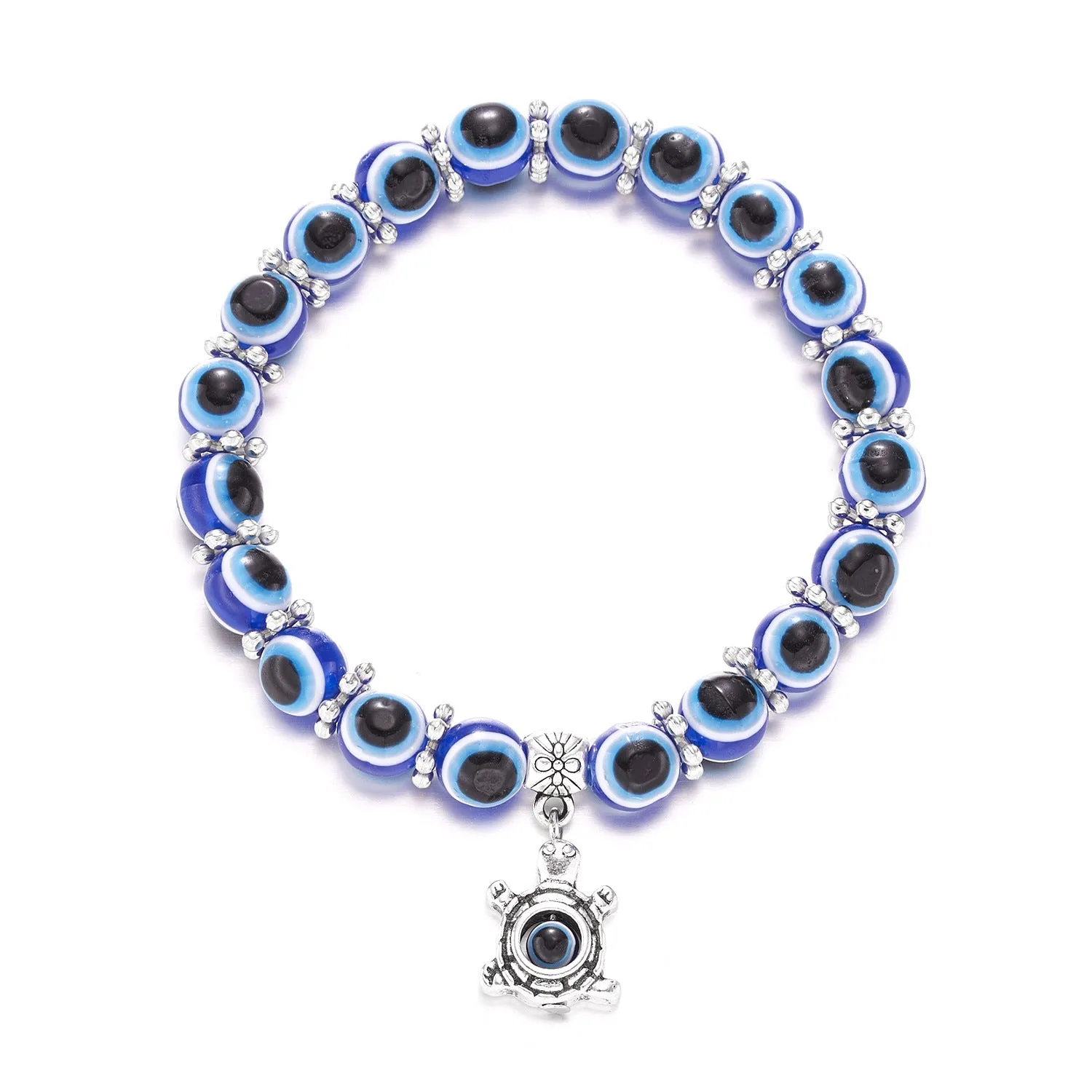 Geometric unisex alloy bracelet with baking varnish finish in ethnic style featuring owl design option