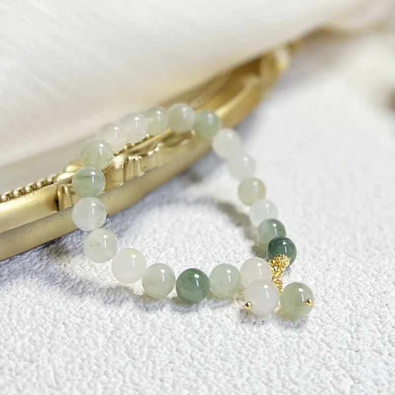 Tian Shan Cui Yu women's bracelet in S175 colour with special interest design and electroplated alloy construction
