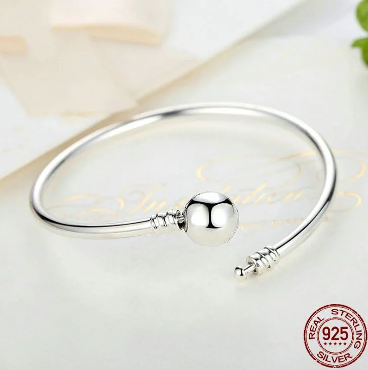 925 sterling silver snake bone DIY beaded bracelet with oxidised finish on white background