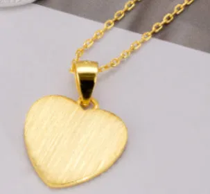925 sterling silver simple gold-plated necklace on white background, available in gold and silver colours