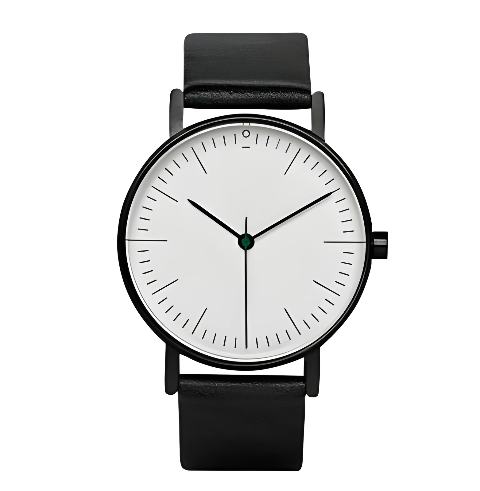 Quartz watch with 40mm dial, 20mm strap, and 9mm case in European American style