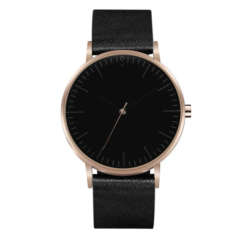 Quartz watch with 40mm dial, 20mm strap, and 9mm case in European American style