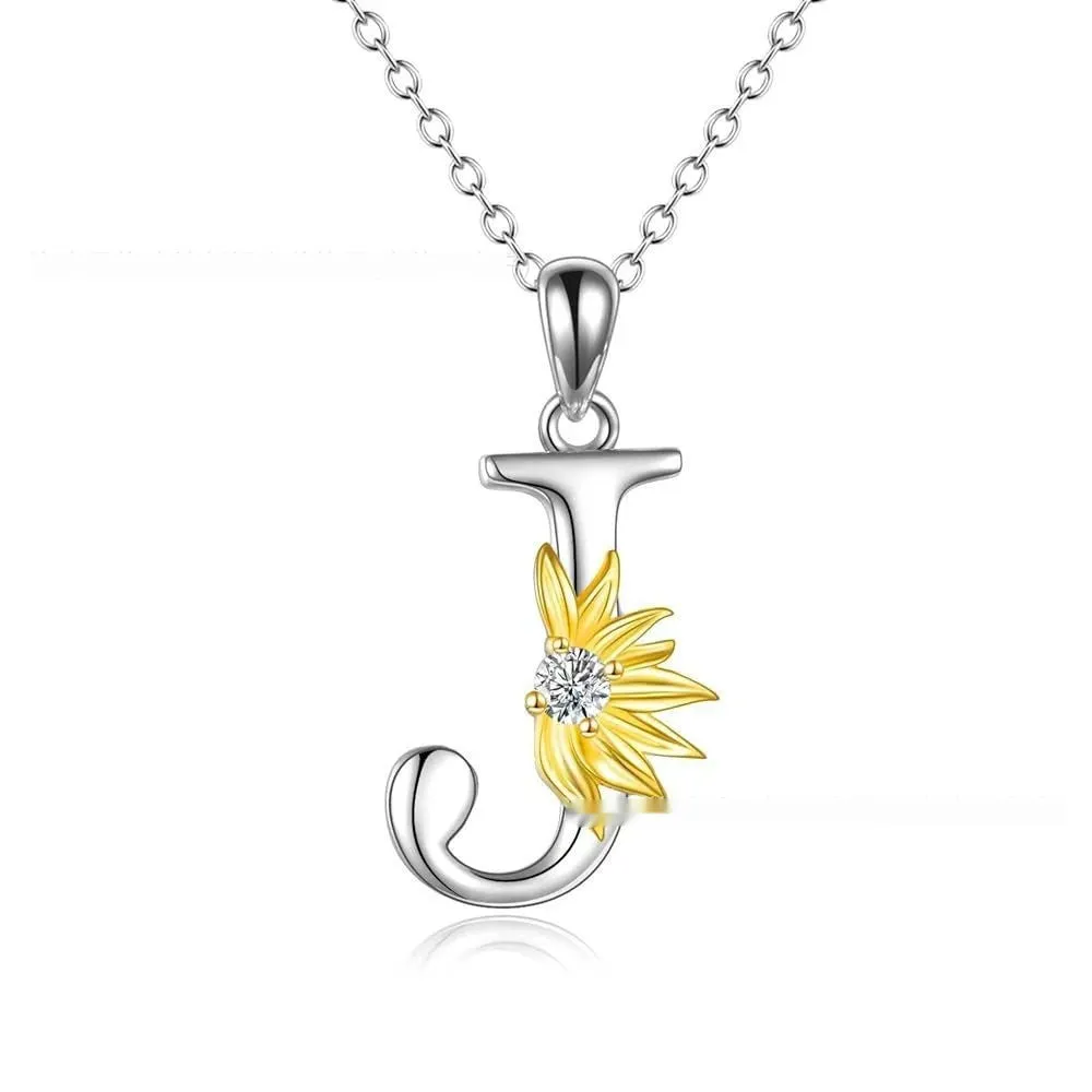 925 silver sunflower geometric pendant necklace available in multiple colours