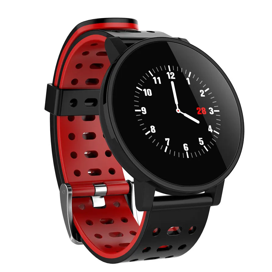 T3 Smart Watch on wrist showing 1.3 inch IPS colour display with heart rate monitoring, soft silicone strap