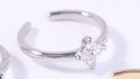 Copper plating 18k golden zircon foot ring for women, gold finish with blue zircon stone