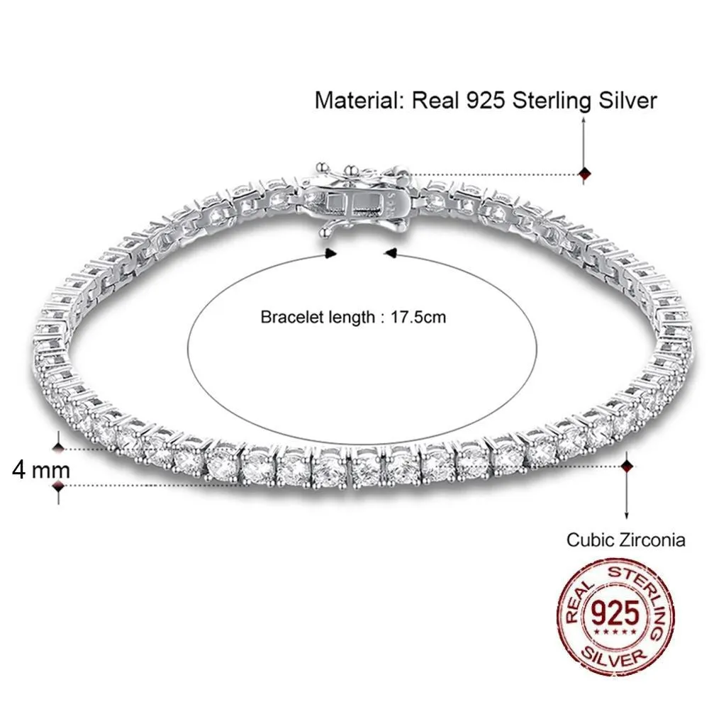 S925 silver bracelet with leaf micro-inlay design on a white background, showing the chain and clasp.