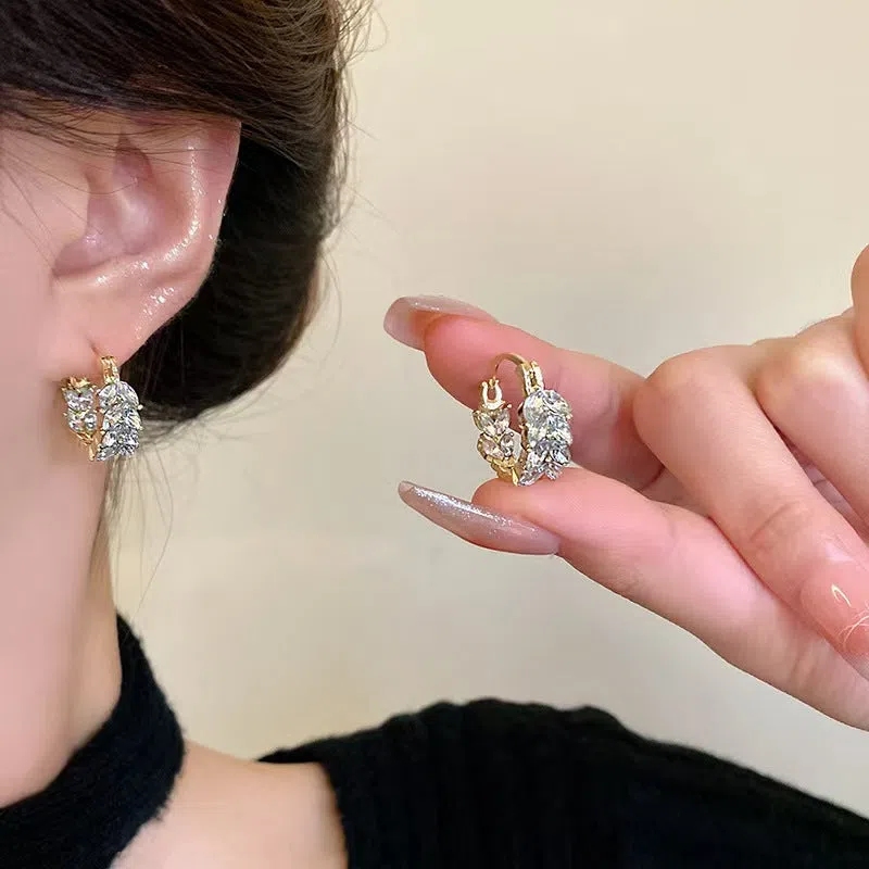 Simple temperament wheat ear ring women's metal alloy minimalist ear cuff Style1 fashion jewellery