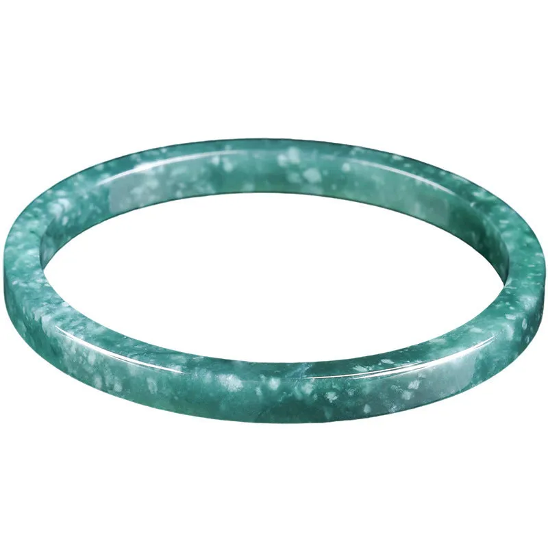 Natural A cargo jade blue water square bracelet for women with certificate and gift box