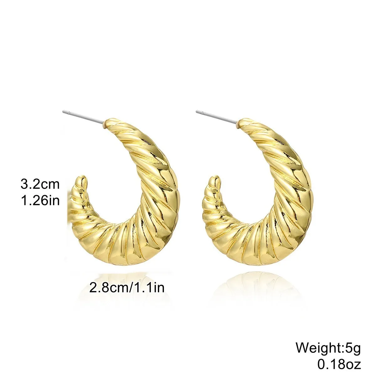 Acrylic water drop earrings with electroplated glossy finish, geometric simple design