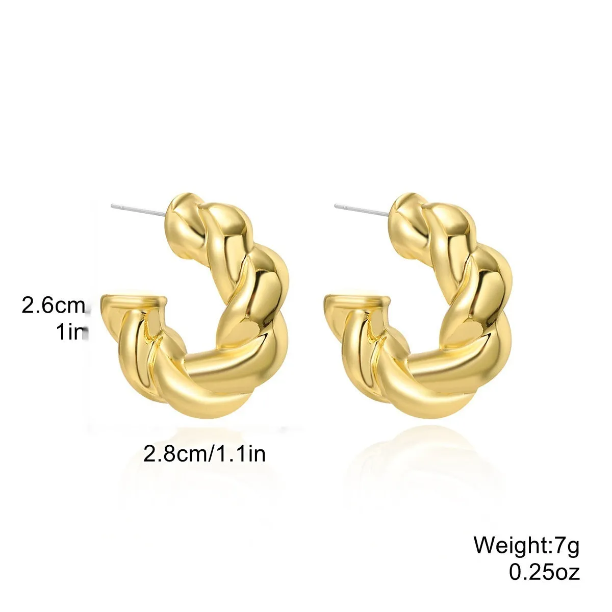 Acrylic water drop earrings with electroplated glossy finish, geometric simple design