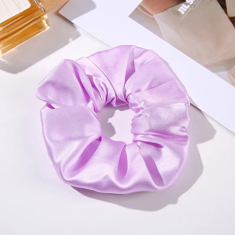 Handcrafted silk hair ring headband 6cm wide in multiple colours including black and navy blue