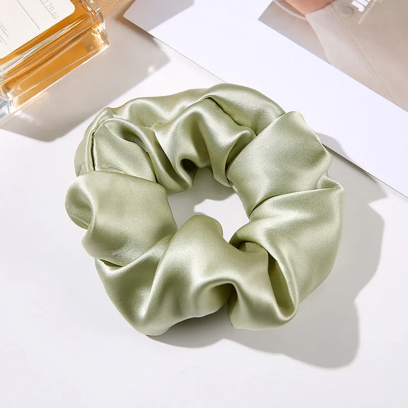 Handcrafted silk hair ring headband 6cm wide in multiple colours including black and navy blue