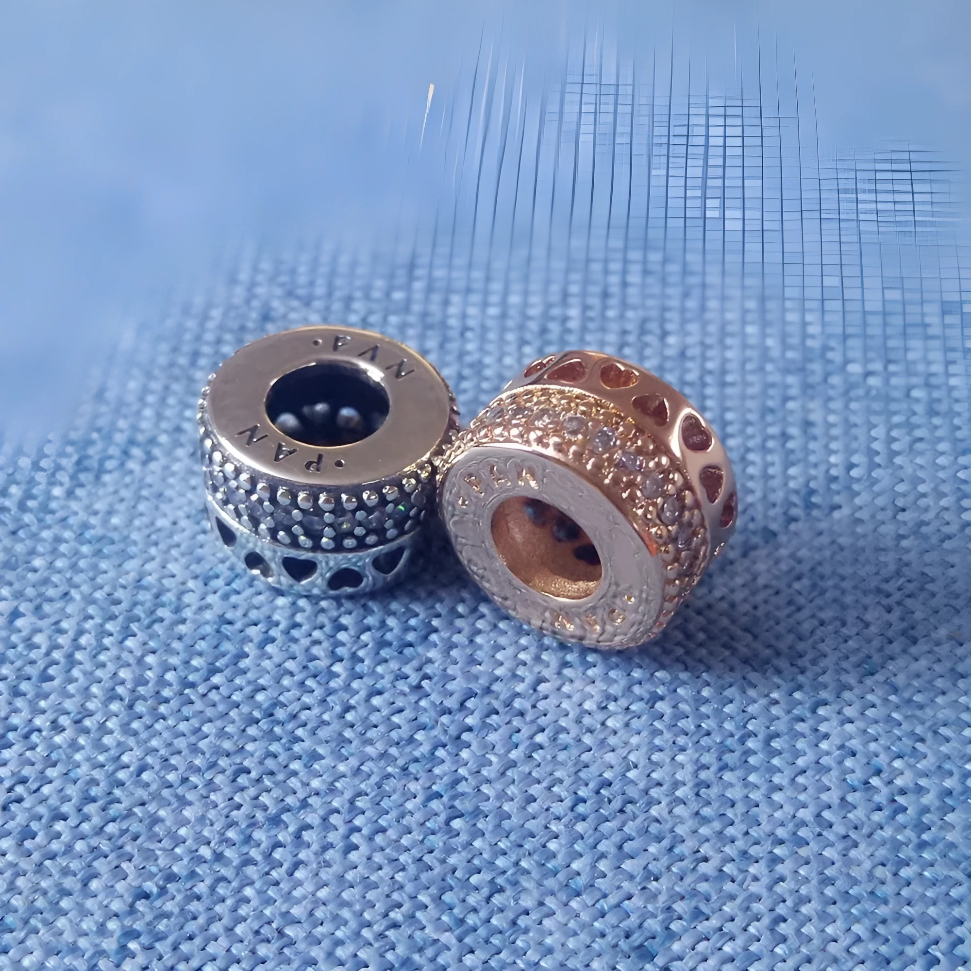 Crystal beaded bracelet jewellery DIY Tibetan flower retro partition alloy beads in gold rosegold silver