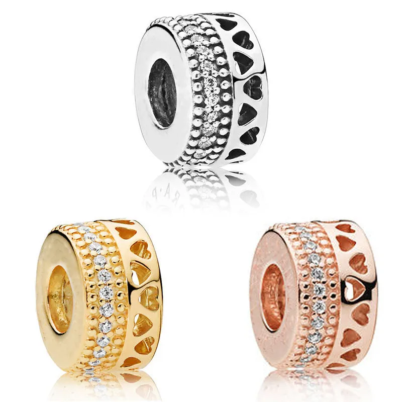 Crystal beaded bracelet jewellery DIY Tibetan flower retro partition alloy beads in gold rosegold silver
