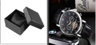 Mechanical watch with 46mm dial, transparent case back, flat-topped cone crown, European style