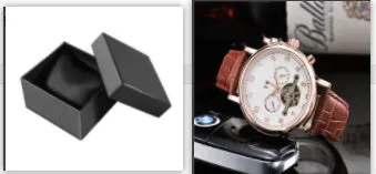 Mechanical watch with 46mm dial, transparent case back, flat-topped cone crown, European style