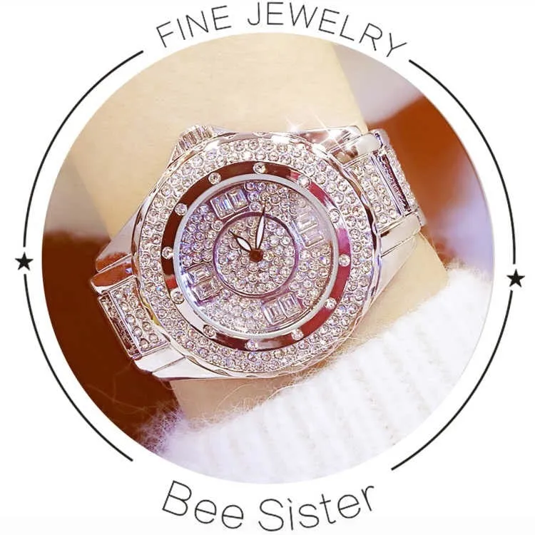 Ladies casual fashion quartz watch with 32mm dial and 24-hour indication