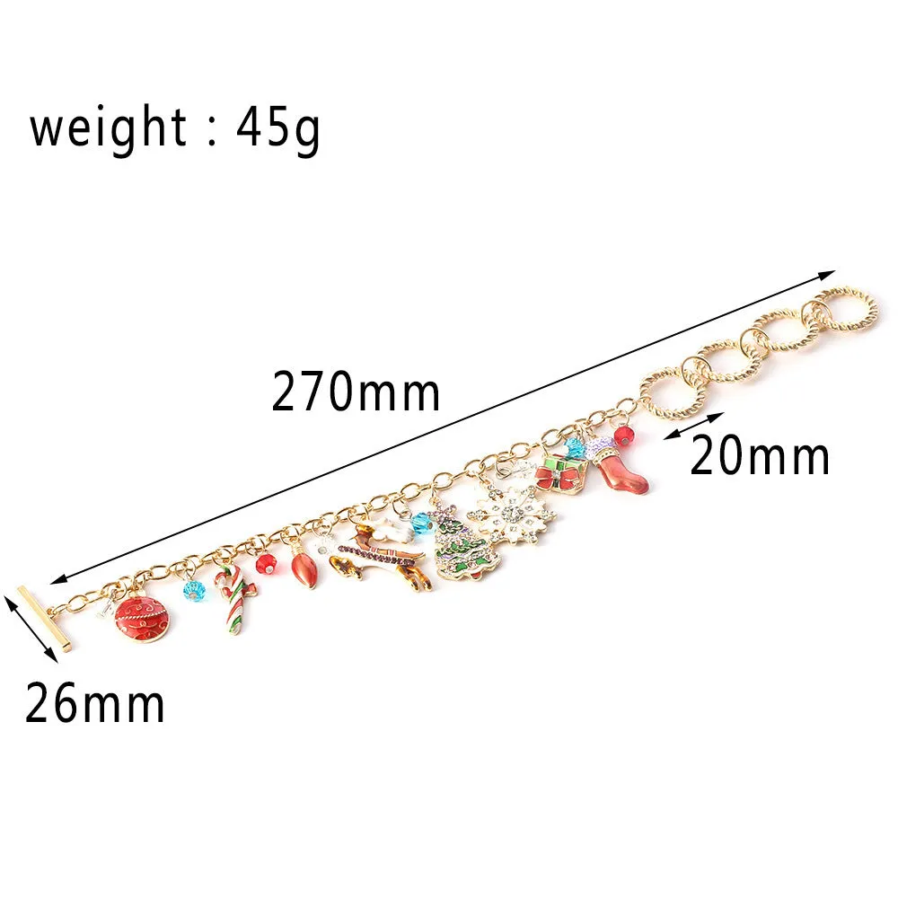 Halloween alloy bracelet with electroplating, chain length 200 mm, Style A and Style B options