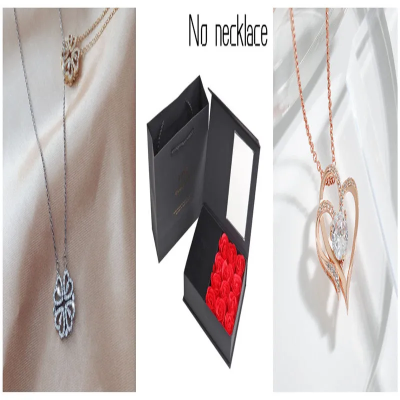 Detachable four-leaf clover necklace in titanium steel with zircon accents, short clavicle chain, multiple wearing options