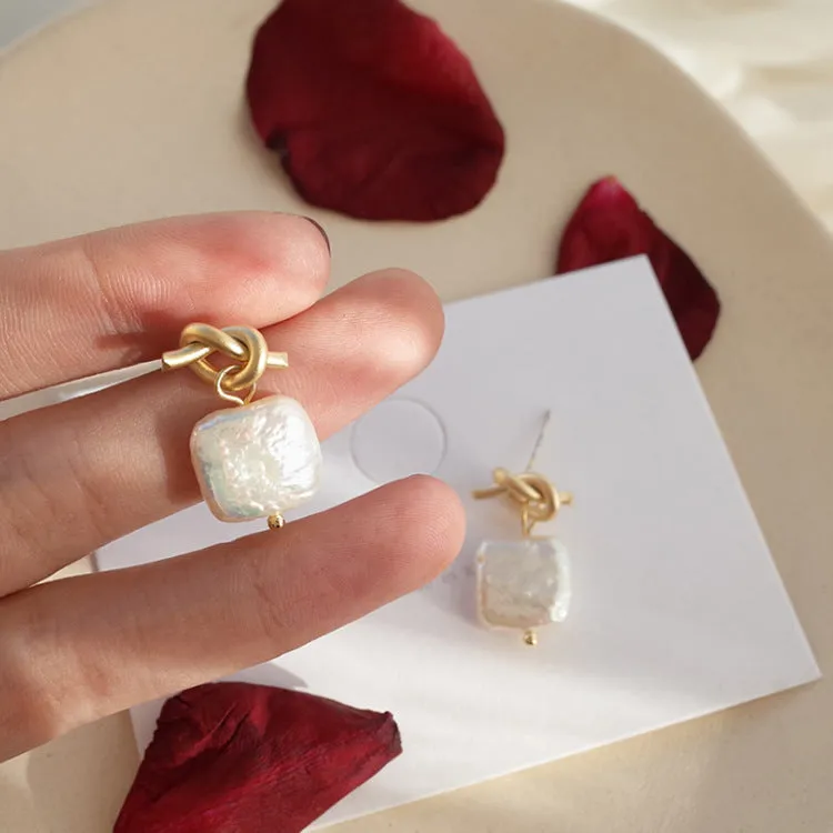 925 silver geometric electroplated earrings with picture colour finish, individually packed