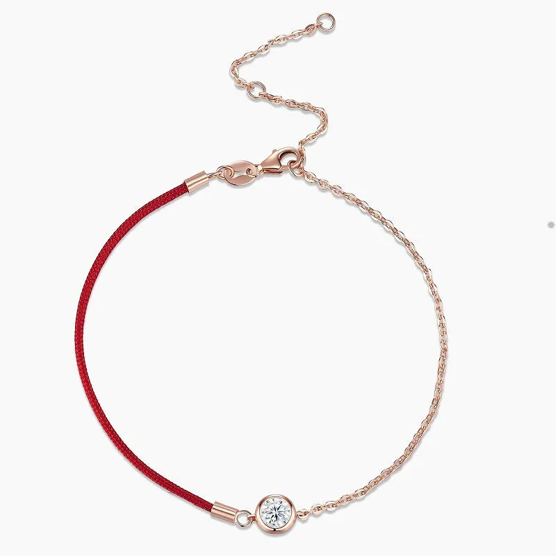 925 silver moissanite rope bracelet women geometric design 50 points certificate option