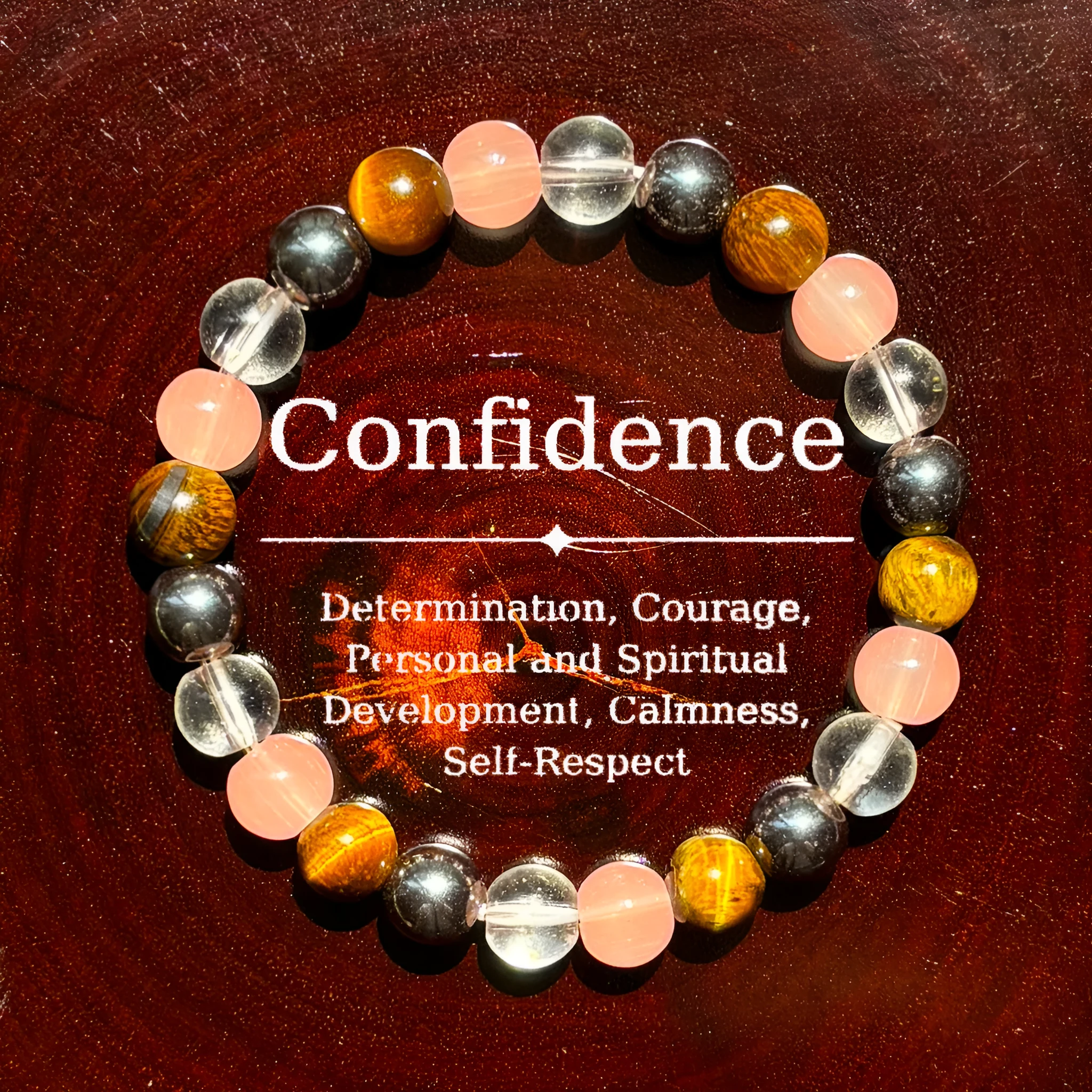 Lemon yellow round glass beaded bracelet 8mm unisex style
