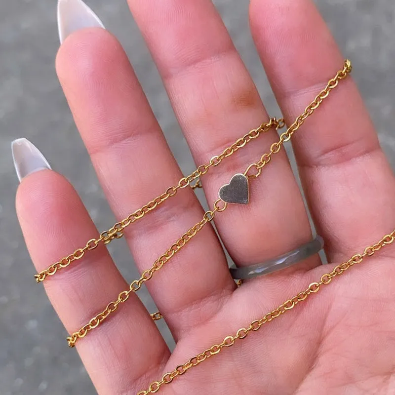 Women's gold alloy waist chain 115cm single circle on hips