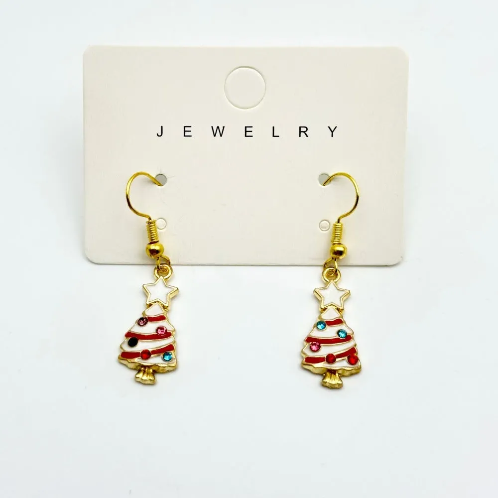Red bow handmade beaded ear stud necklace bracelet set with mixed materials in New Chinese style