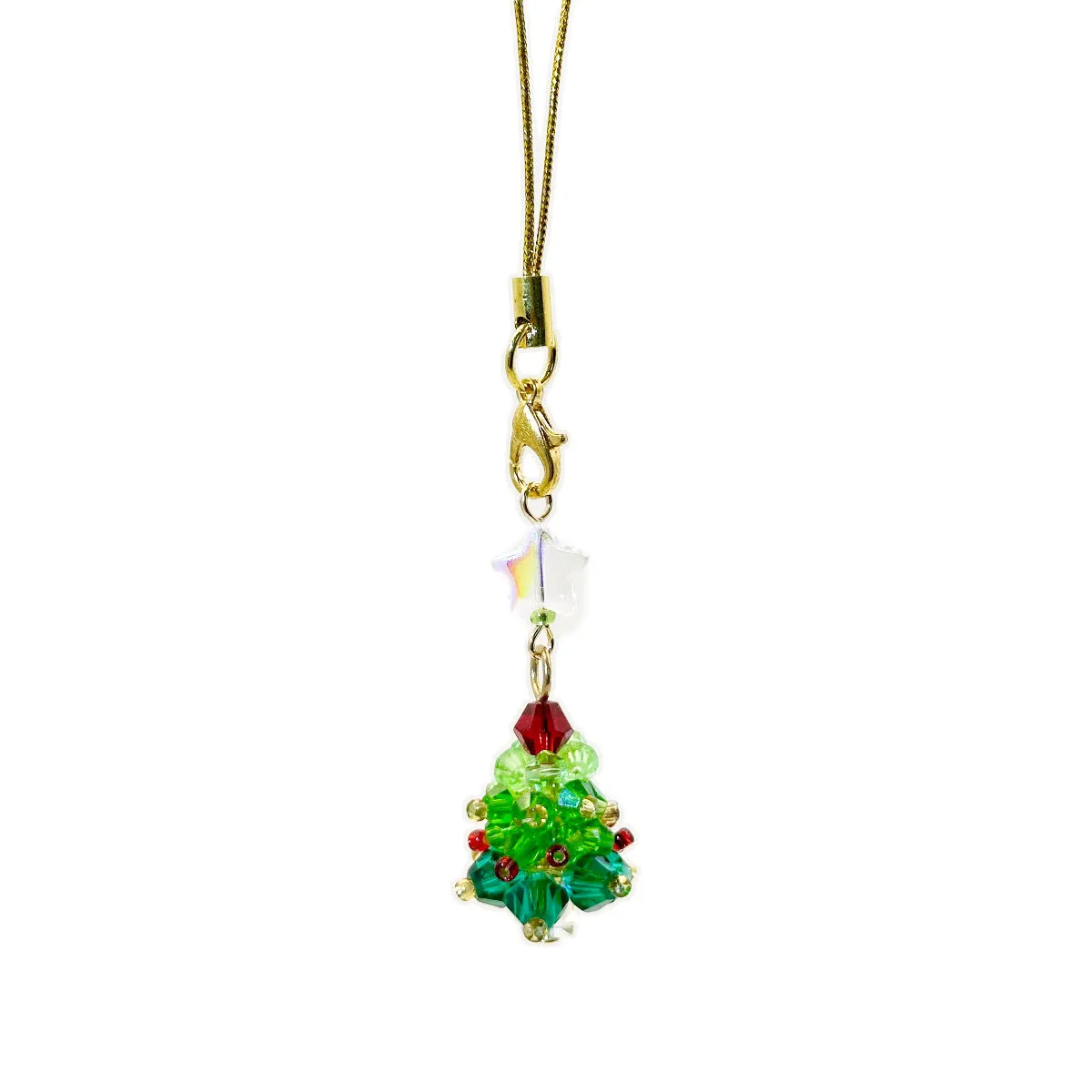 Red bow handmade beaded ear stud necklace bracelet set with mixed materials in New Chinese style