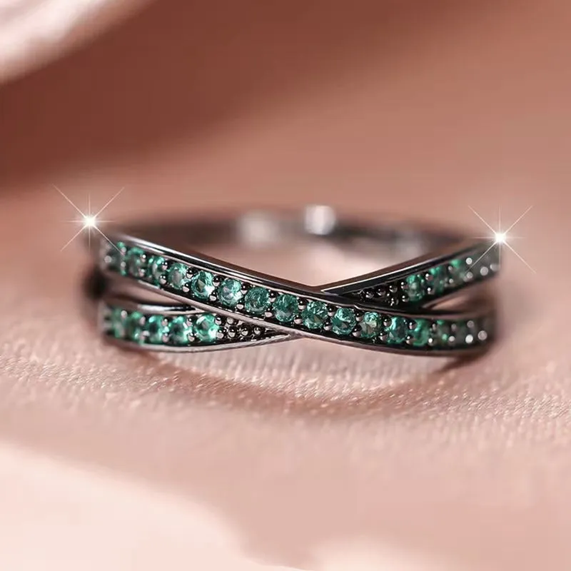 Square white opal ring in ancient silver electroplated finish geometric design available in multiple colours and sizes
