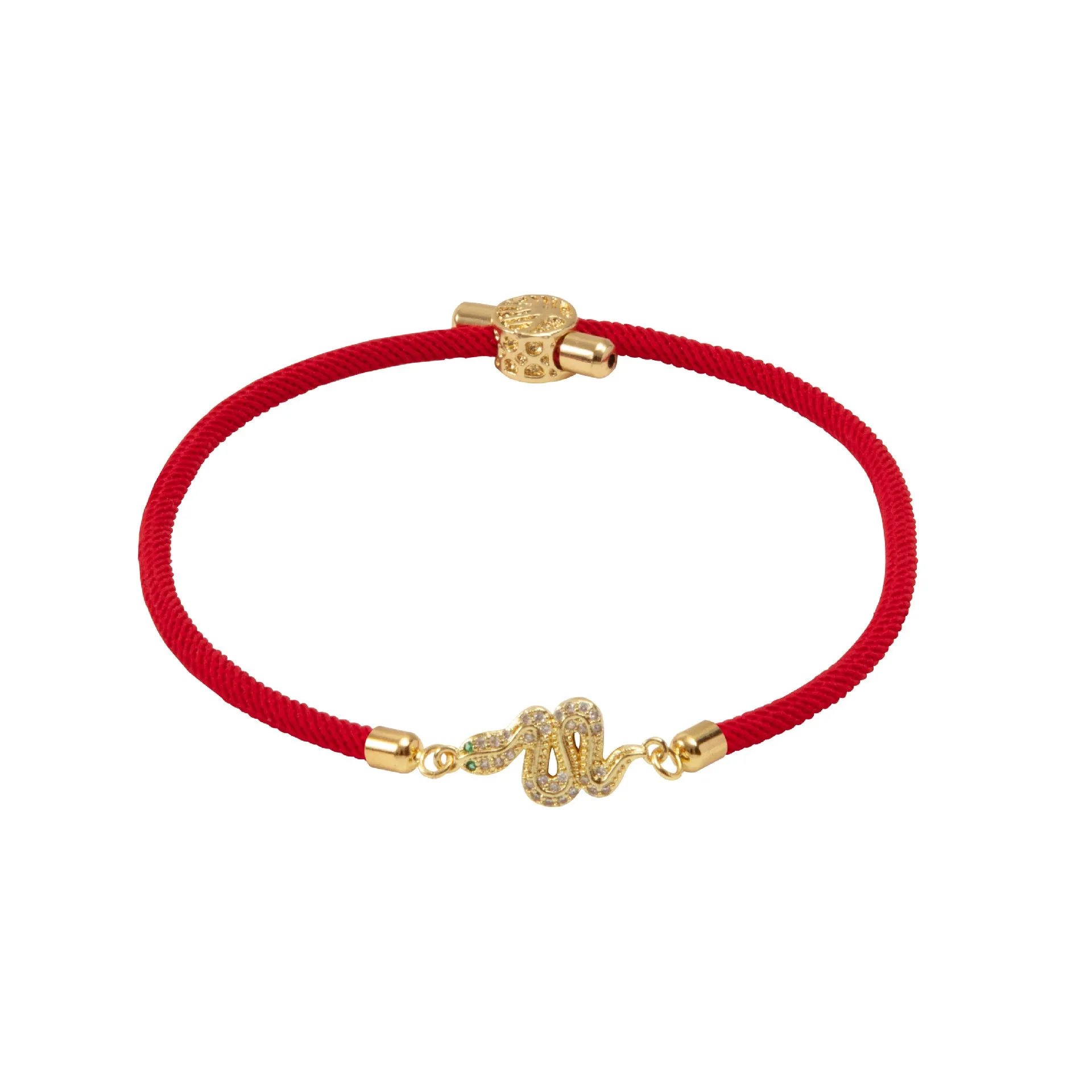 DIY woven watch band copper micro-inlaid snake rope bracelet in seven colours