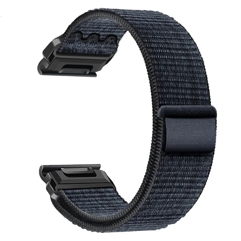 Men Velcro cloth quick release watchband in sporty style, multiple colours available