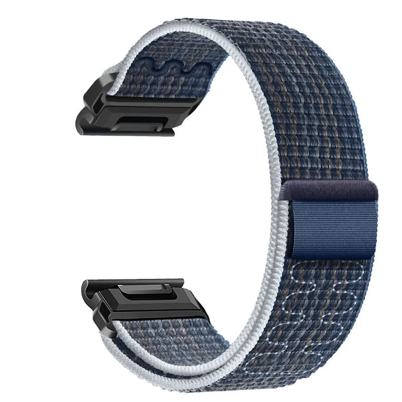 Men Velcro cloth quick release watchband in sporty style, multiple colours available